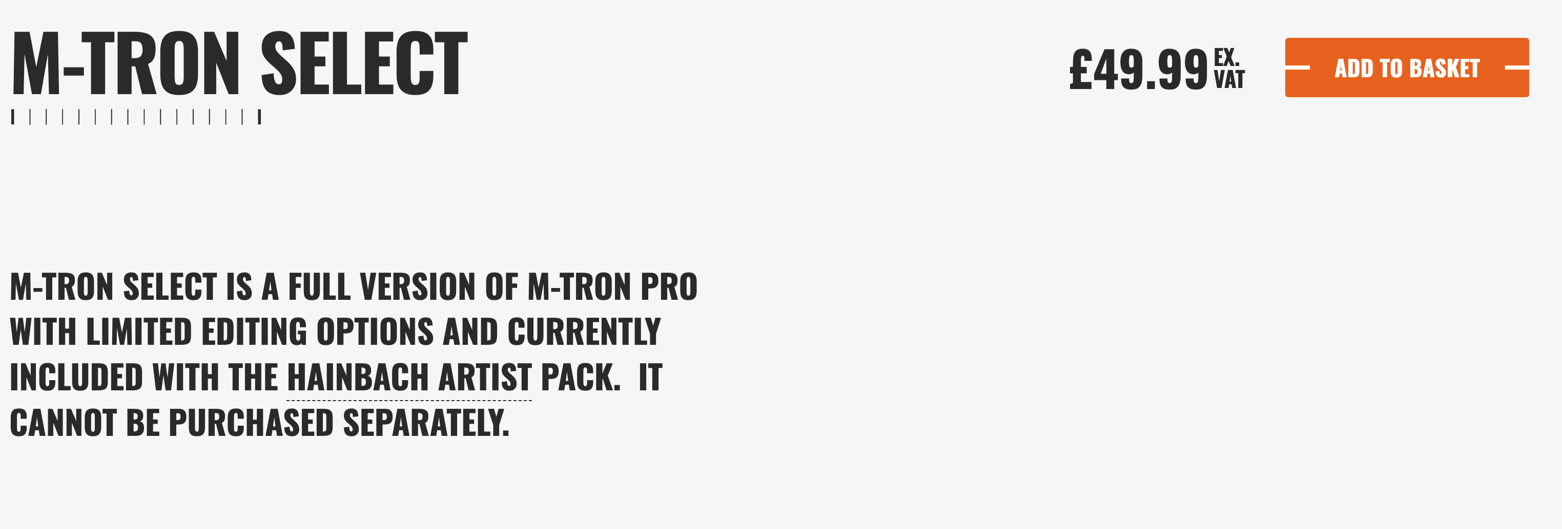 GForce M-Tron Select